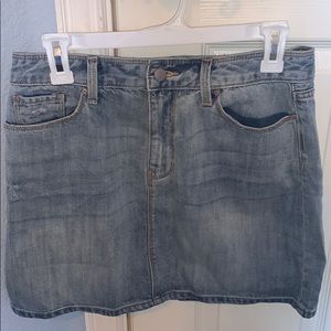 jean skirt